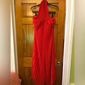 Reiss Dresses Reissroyahalter Neck Pleat Midi Dress Poshmark